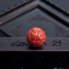 日本天然阿卡朱红珊瑚龙珠-红掌柜