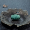 高瓷蓝绿绿松石回纹桶珠-红掌柜