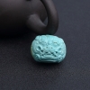 高瓷铁线蓝绿绿松石貔貅背云-红掌柜