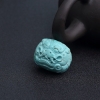 湖北高瓷铁线蓝绿绿松石貔貅背云-红掌柜