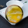 净水天然墨西哥蓝珀山水意境吊坠-红掌柜