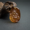 波罗的海天然金珀弥勒佛吊坠-红掌柜