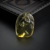 波罗的海天然金珀马吊坠-红掌柜
