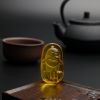 金珀弥勒佛吊坠-红掌柜