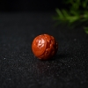 天然南红雕花圆珠-红掌柜