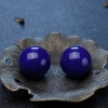 24.3mm紫蓝色青金石圆珠-红掌柜