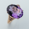 天然 紫晶戒指-红掌柜