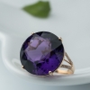 天然紫晶戒指-红掌柜