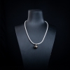 日本天然海水黑色珍珠项链-红掌柜
