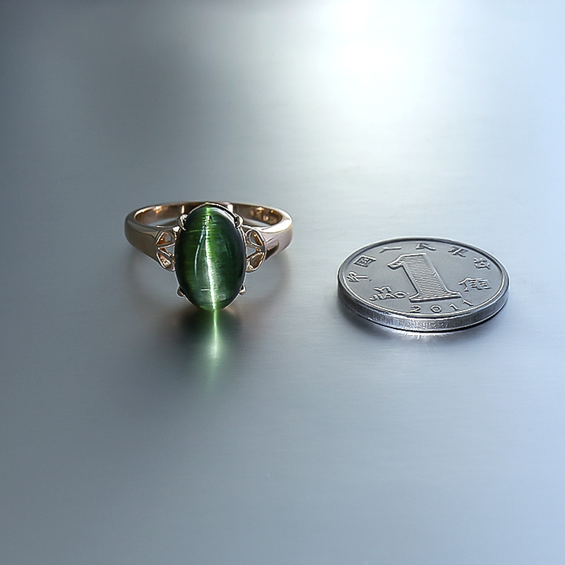 巴西碧玺戒指-红掌柜