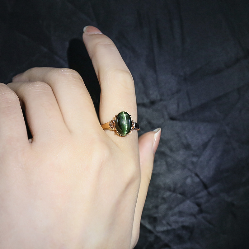 碧玺18k戒指-红掌柜