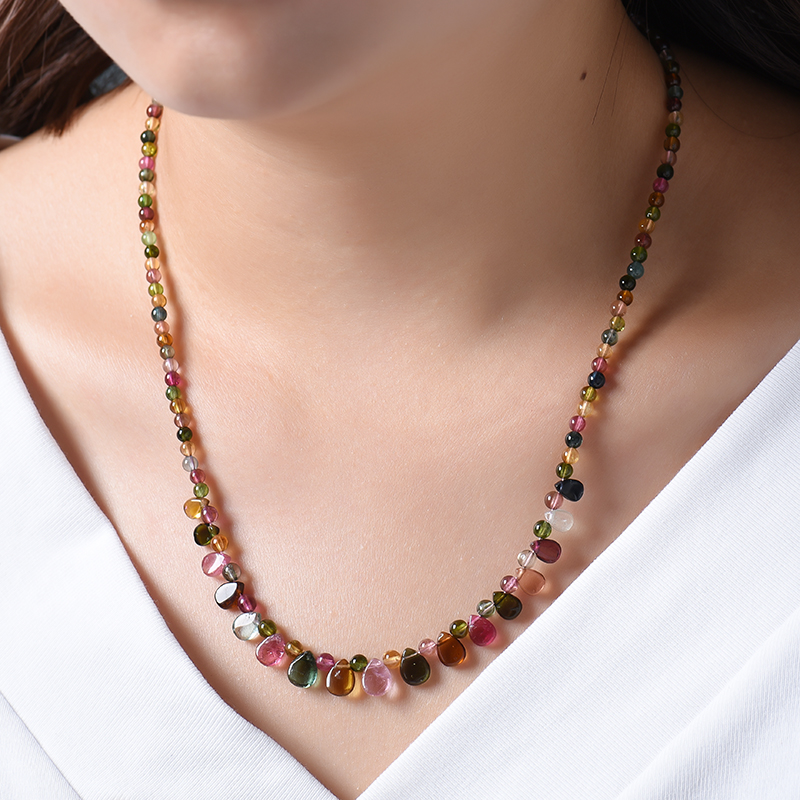 巴西碧玺项链-红掌柜