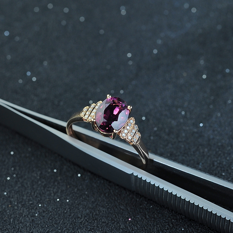 红碧玺戒指-红掌柜