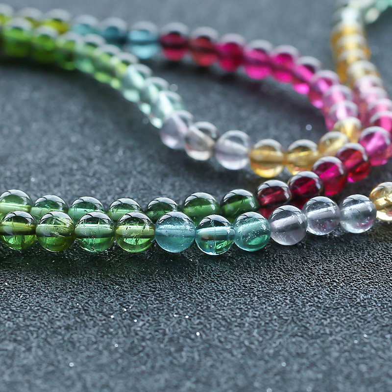 巴西碧玺三圈手串 - 红掌柜珠宝