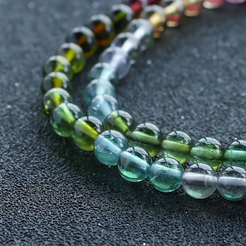 彩虹碧玺手串 - 红掌柜珠宝