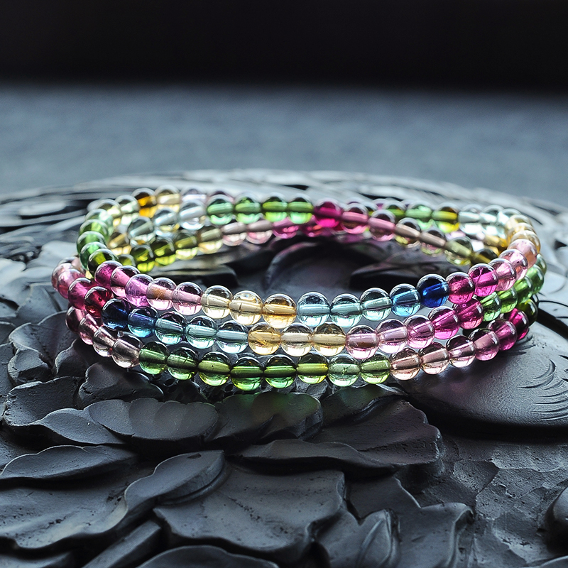 碧玺三圈手串 - 红掌柜珠宝