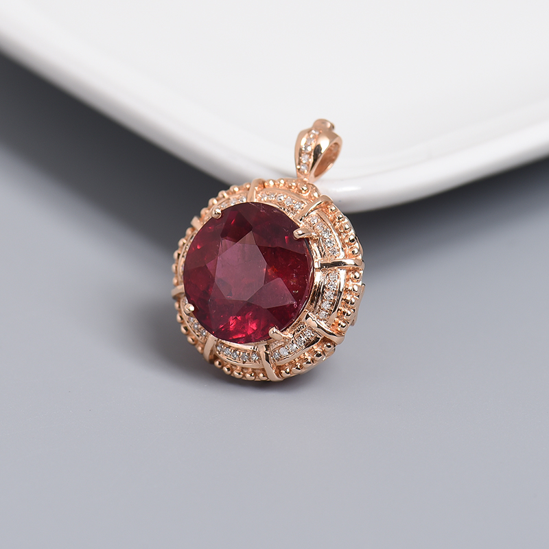 红碧玺戒指-红掌柜