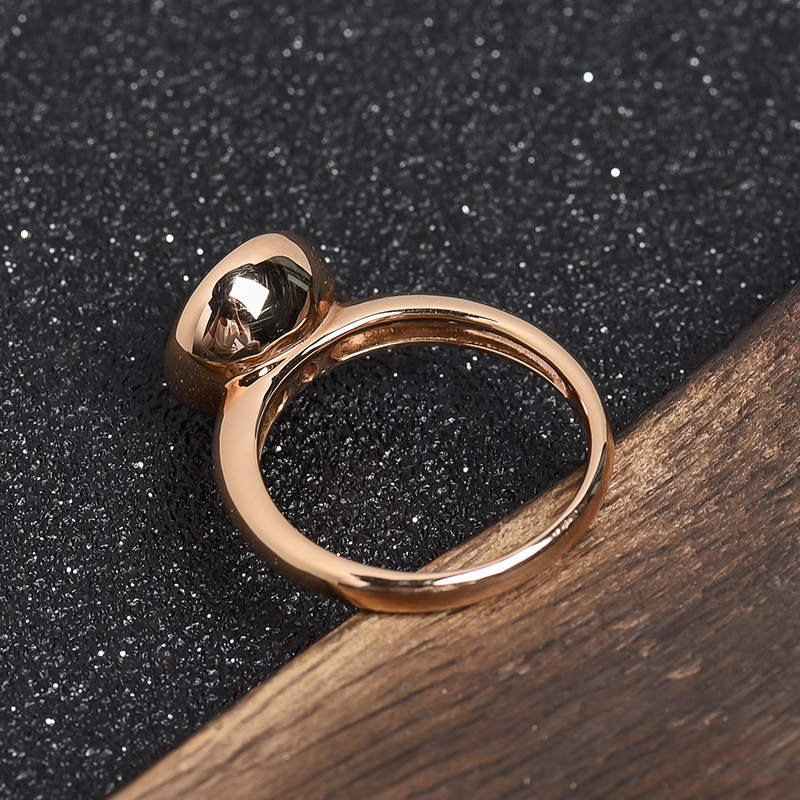 18K金镶钻巴西红碧玺戒指-红掌柜