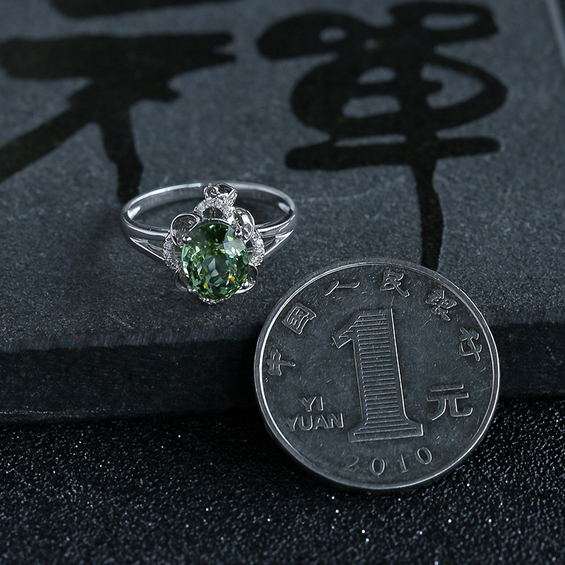 绿碧玺戒指 - 红掌柜