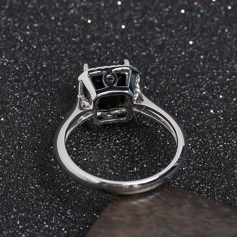 巴西天然碧玺戒指-红掌柜