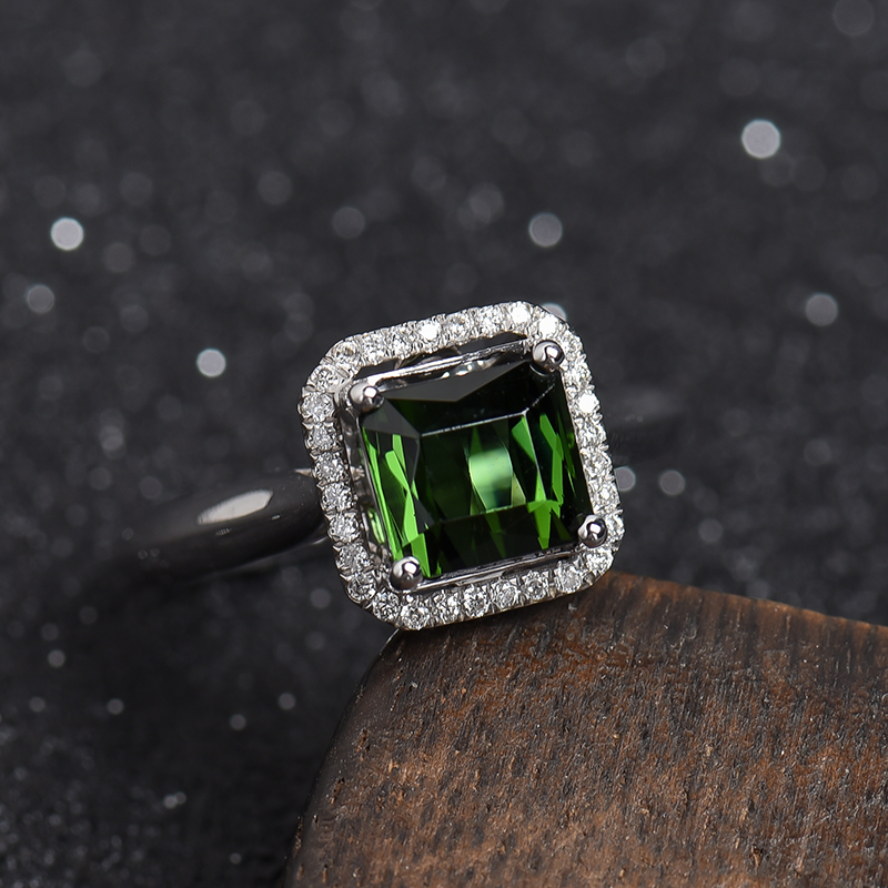 绿碧玺戒指-红掌柜
