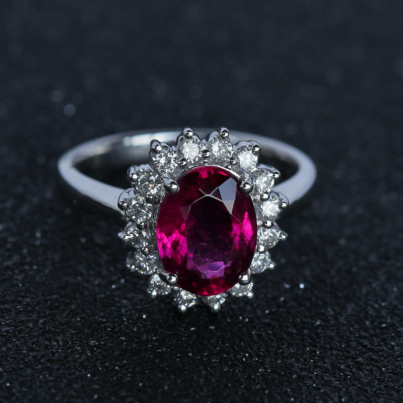 红碧玺戒指 - 红掌柜