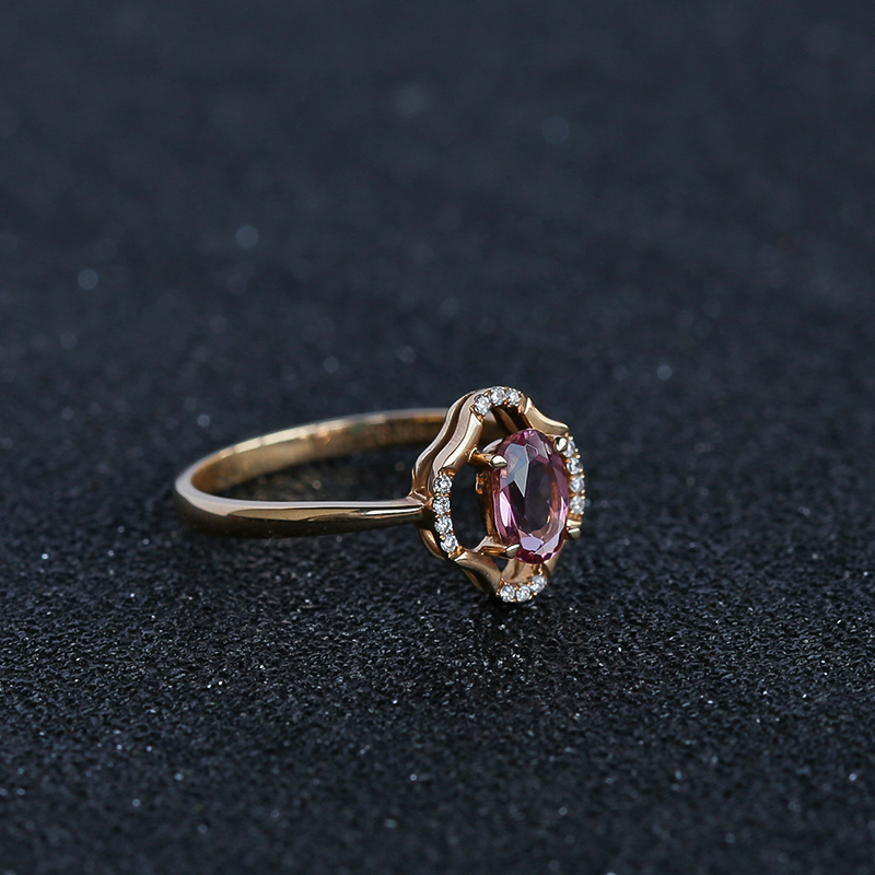 巴西红碧玺戒指 - 红掌柜