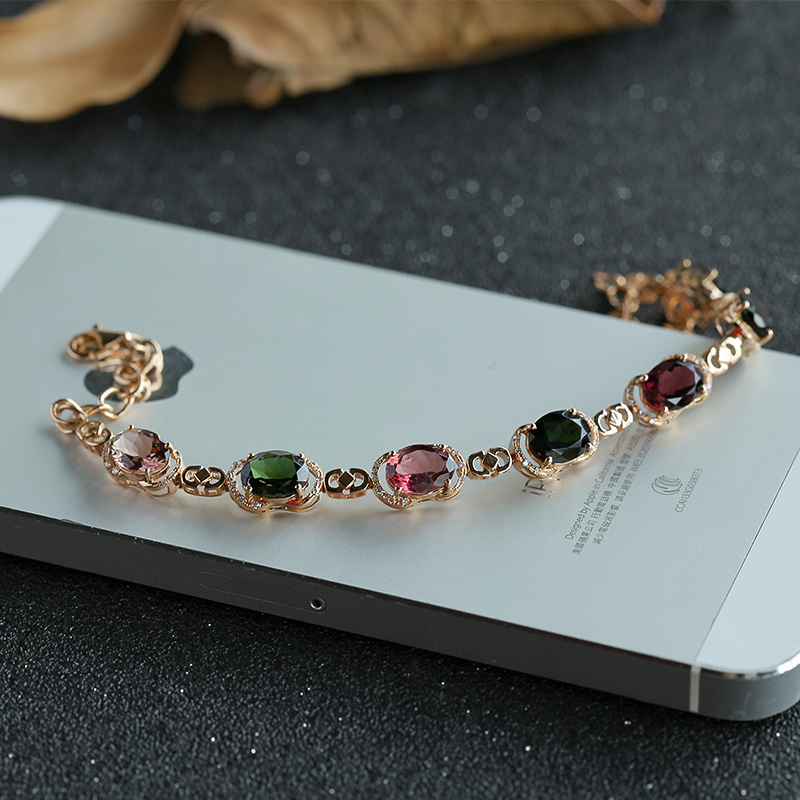 碧玺手链-红掌柜珠宝