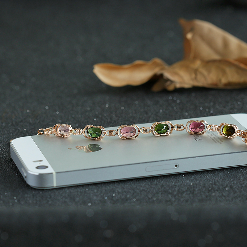 巴西碧玺手链-红掌柜珠宝