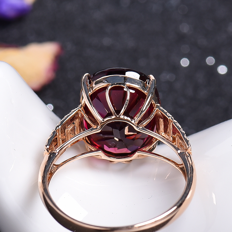 天然巴西碧玺戒指-红掌柜珠宝