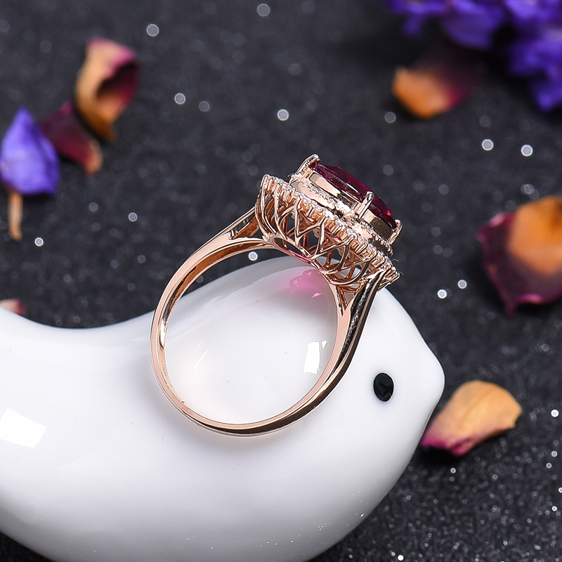 碧玺戒指-红掌柜珠宝