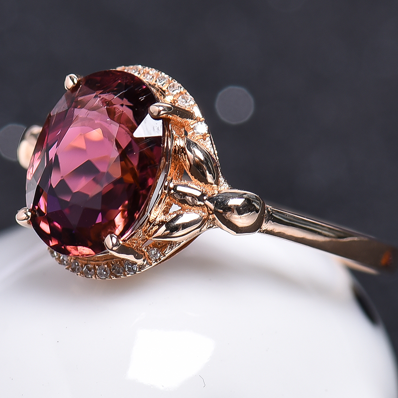 巴西碧玺-红掌柜