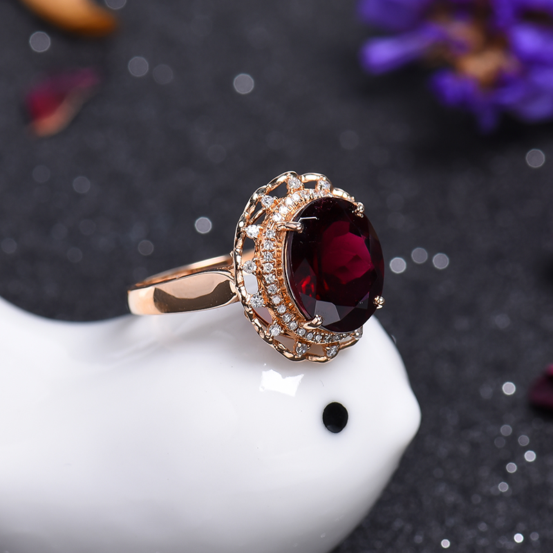 碧玺戒指-红掌柜