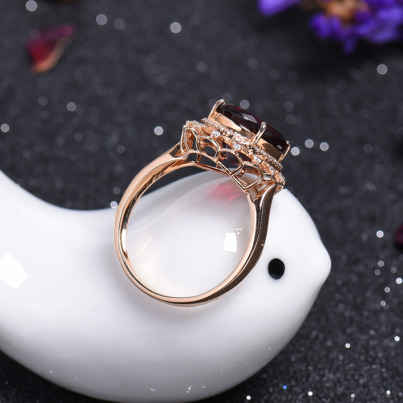 红碧玺戒指-红掌柜