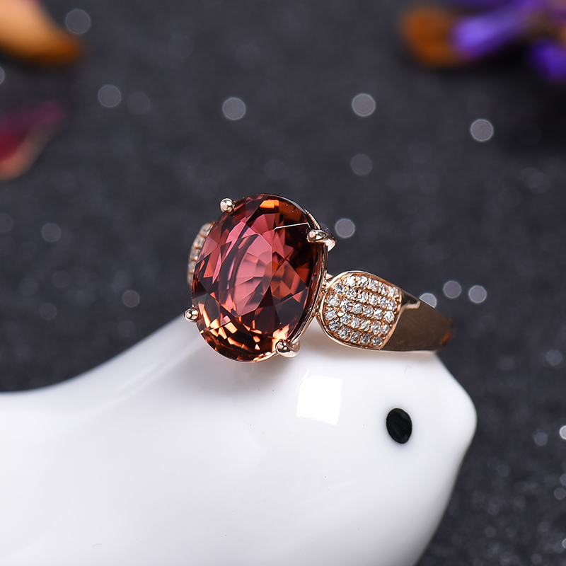 18k金碧玺戒指-红掌柜珠宝