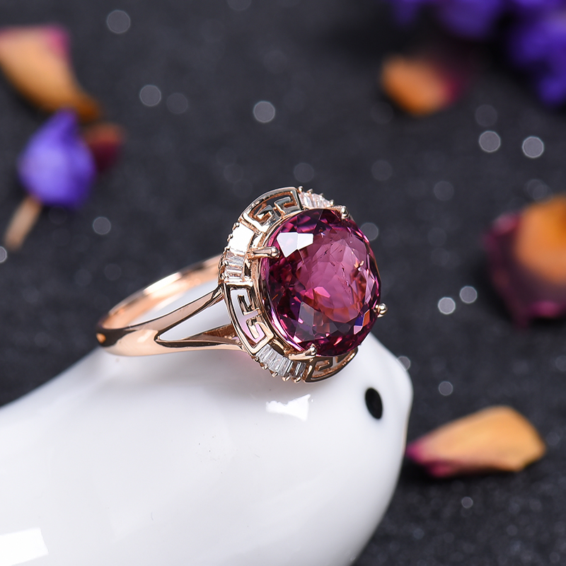 碧玺戒指-红掌柜