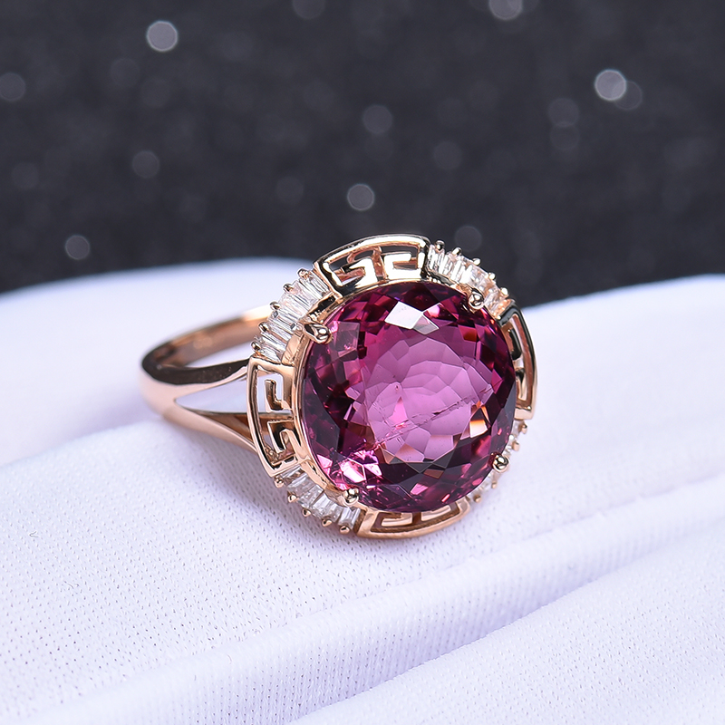 巴西红碧玺-红掌柜