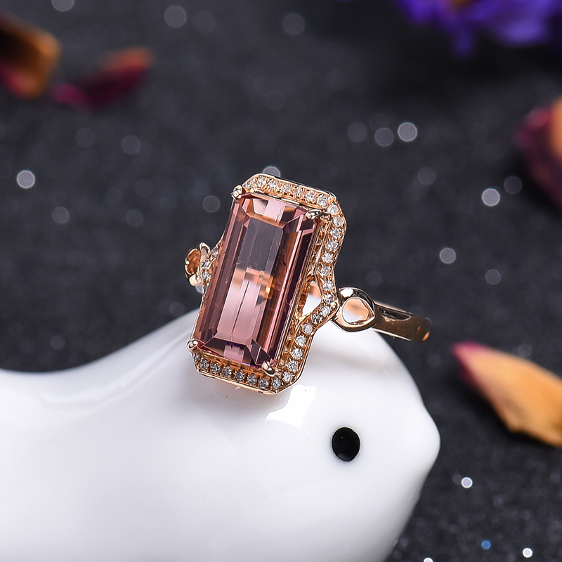 碧玺戒指-红掌柜珠宝