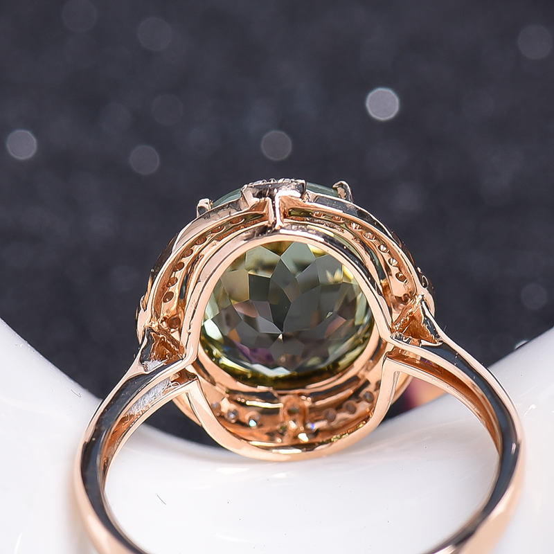 巴西碧玺戒指-红掌柜