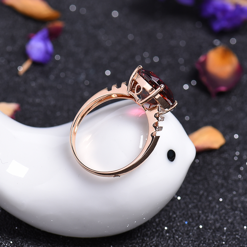 红碧玺戒指-红掌柜