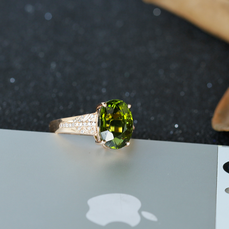 碧玺戒指-红掌柜