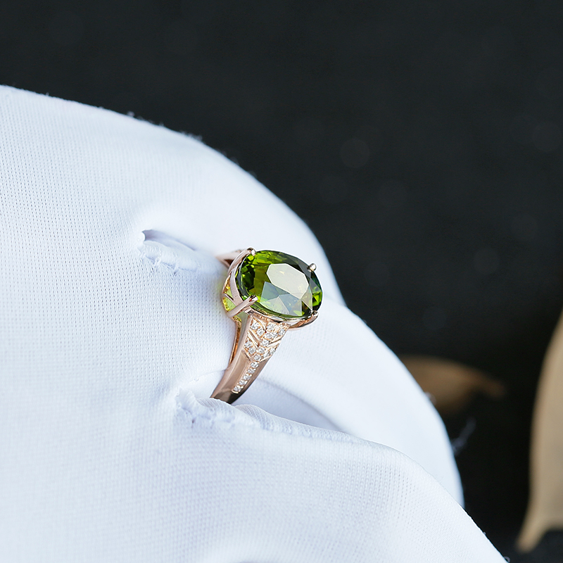 碧玺戒指-红掌柜