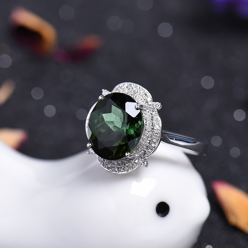 绿碧玺戒指-红掌柜