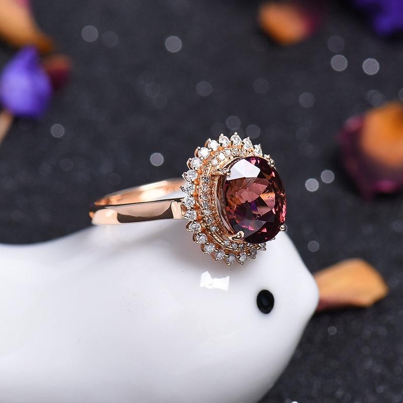 碧玺戒指-红掌柜