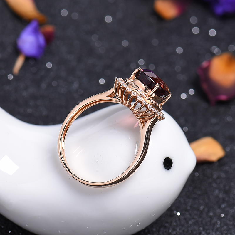 红碧玺戒指-红掌柜