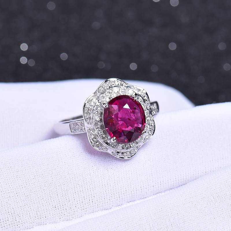 巴西红碧玺-红掌柜