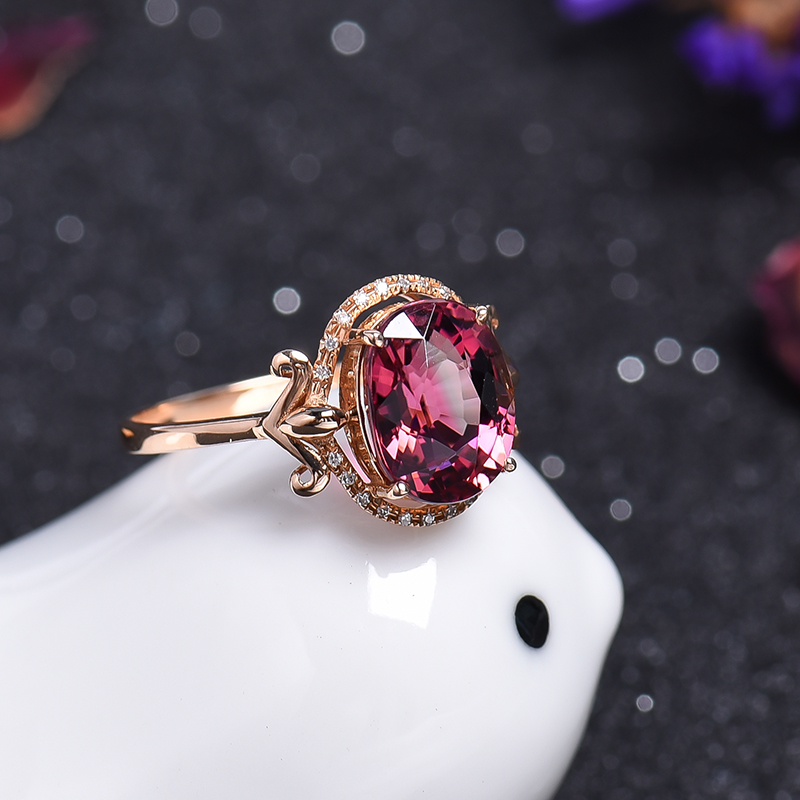 碧玺戒指-红掌柜