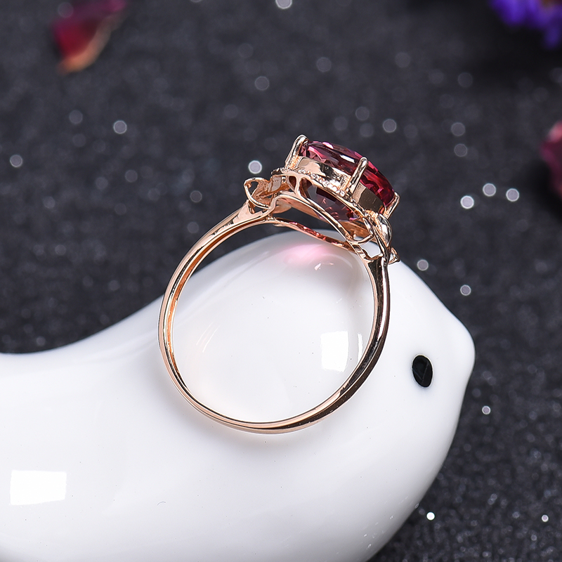 红碧玺戒指-红掌柜