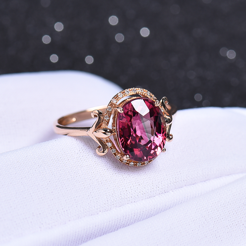 巴西红碧玺-红掌柜