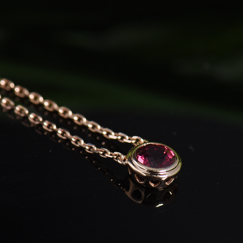 红碧玺项链-红掌柜